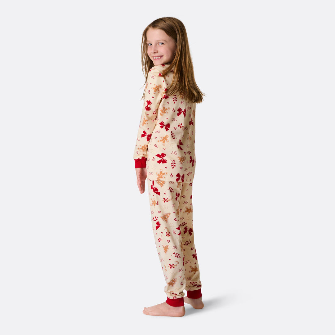 Lasten joulupyjama piparkakku