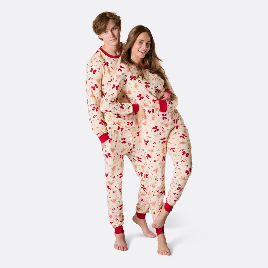 Miesten piparkakku joulupyjama