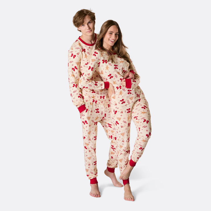 Miesten piparkakku joulupyjama