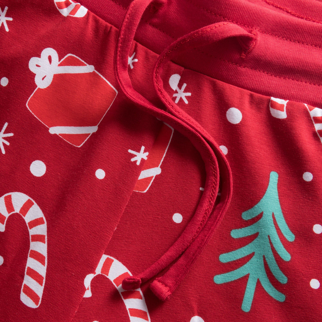 Lasten Punainen Joulukuvio Joulupyjama