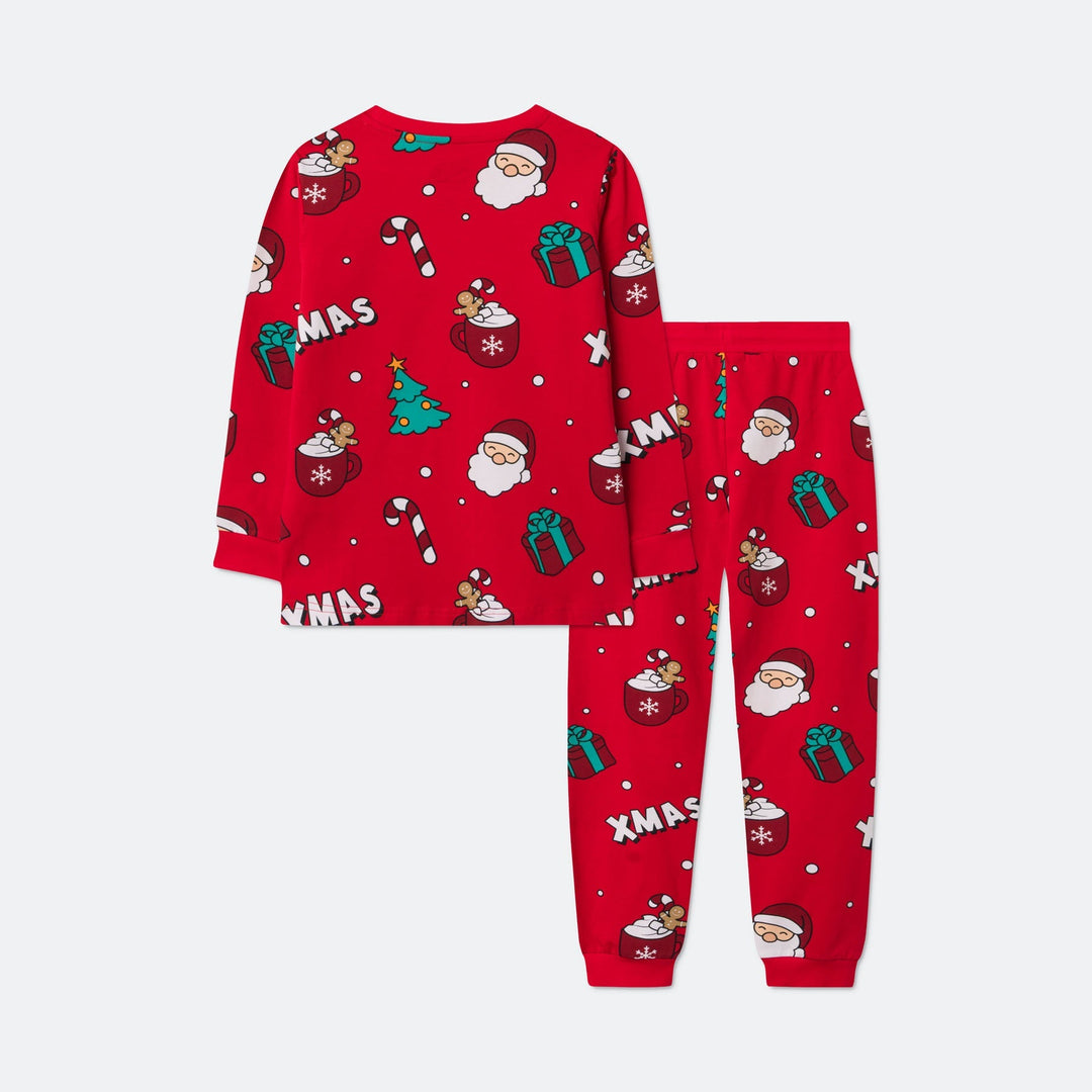 Lasten Punainen Xmas Joulupyjama