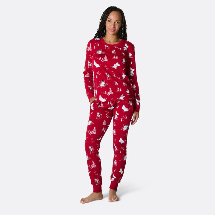 Naisten Muumi joulupyjama