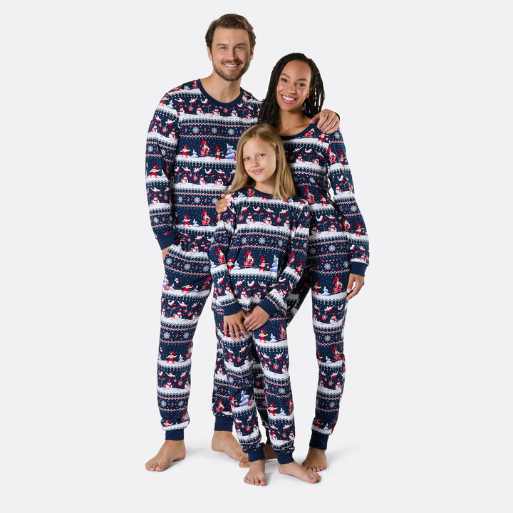 Miesten joulumaisema joulupyjama
