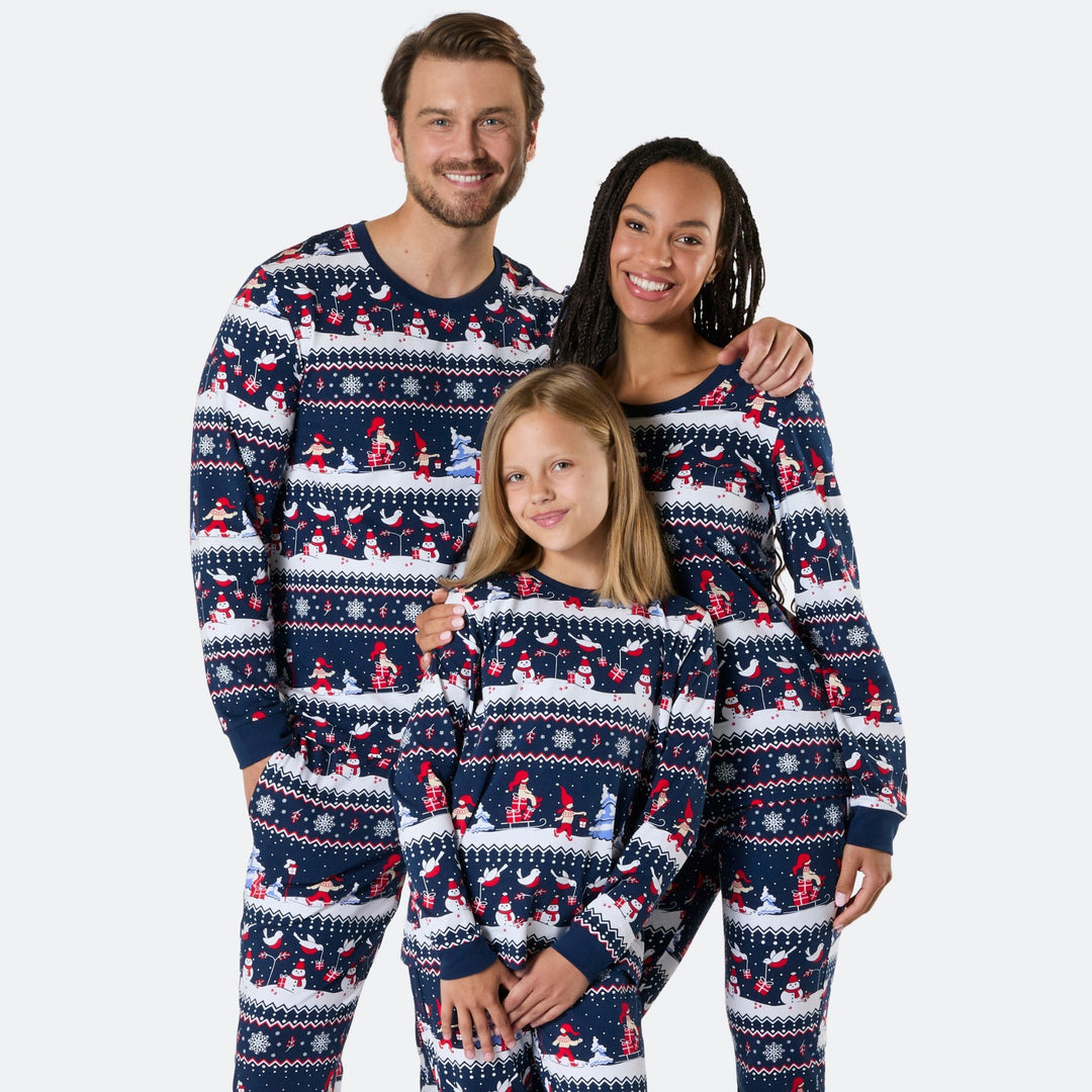 Joulumaisema Joulupyjamat Perhe
