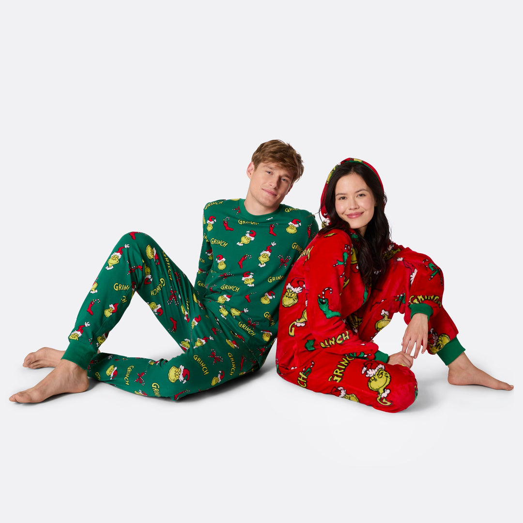 Miesten The Grinch Joulupyjama