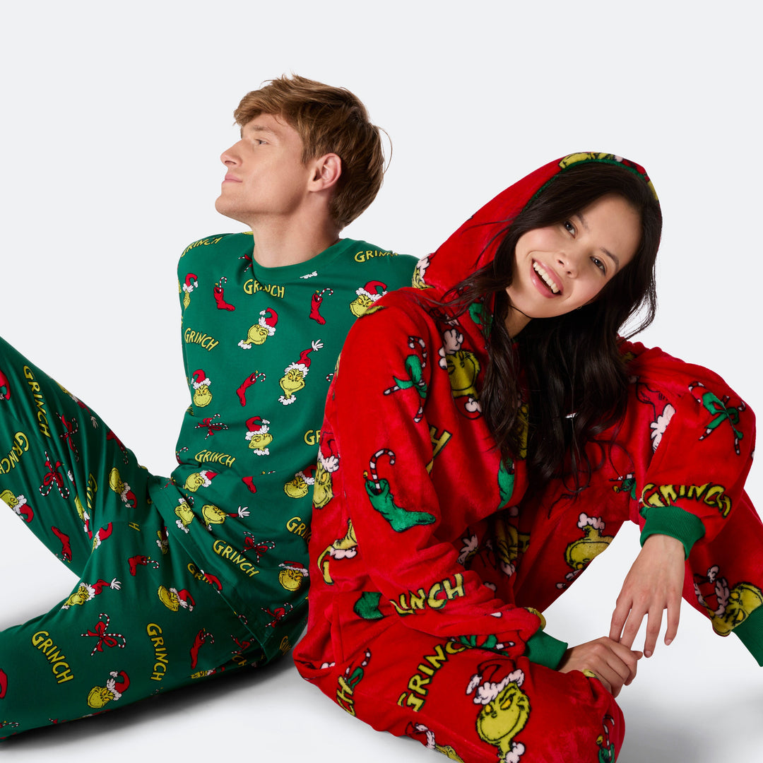 Miesten The Grinch Joulupyjama