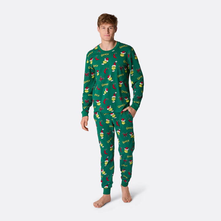 Miesten The Grinch Joulupyjama