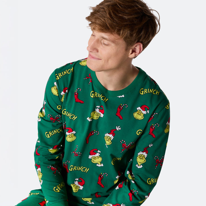 Miesten The Grinch Joulupyjama