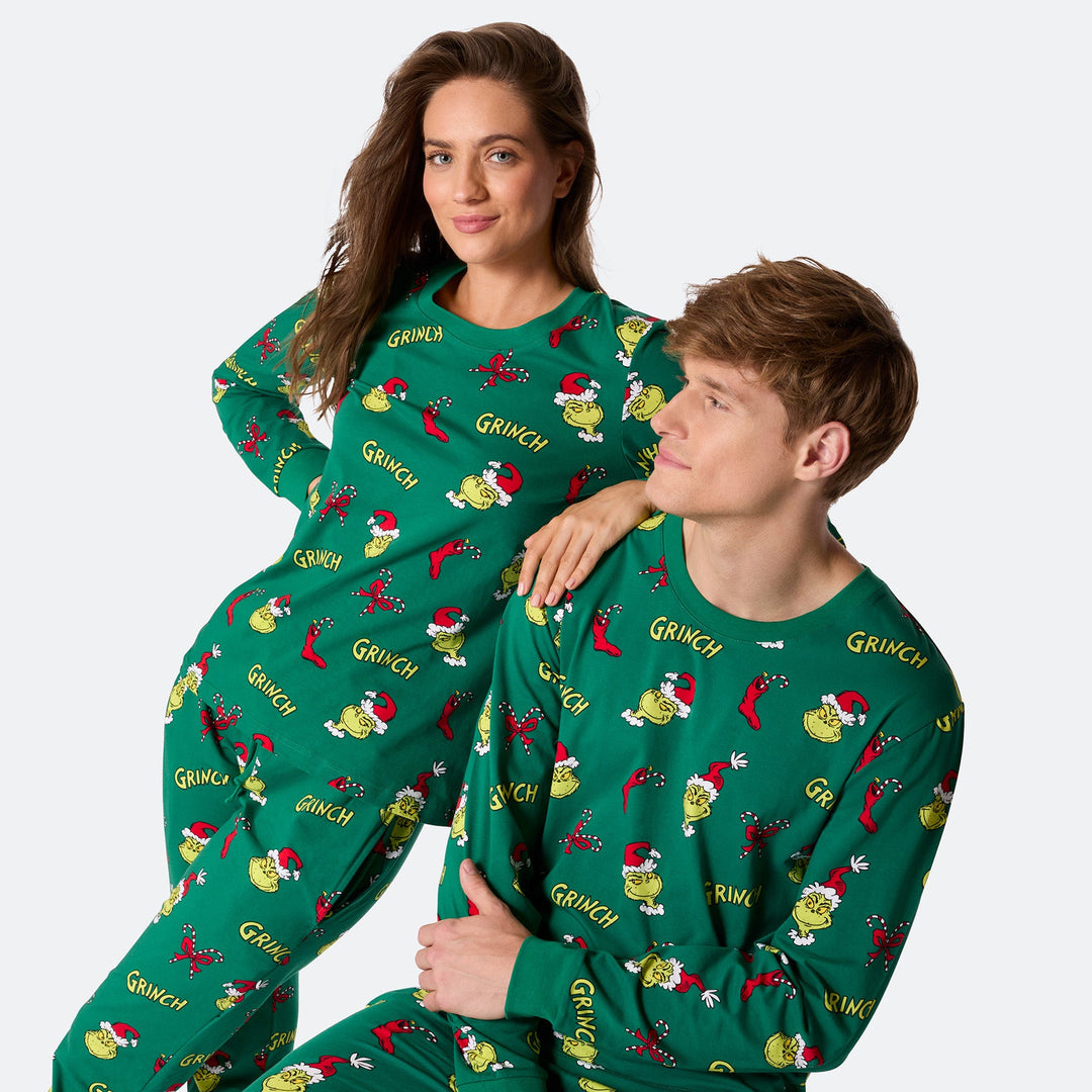 Miesten The Grinch Joulupyjama