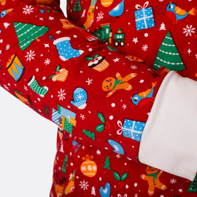 Miesten Punainen Joulu-Unelma Pyjama
