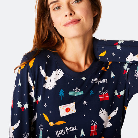 Naisten Sininen Harry Potter Pyjama