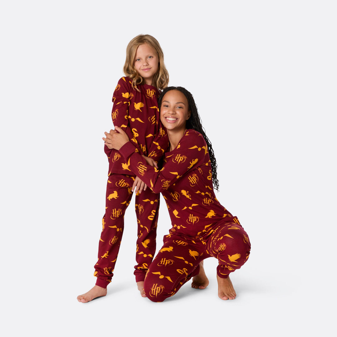 Naisten Punainen Harry Potter Pyjama