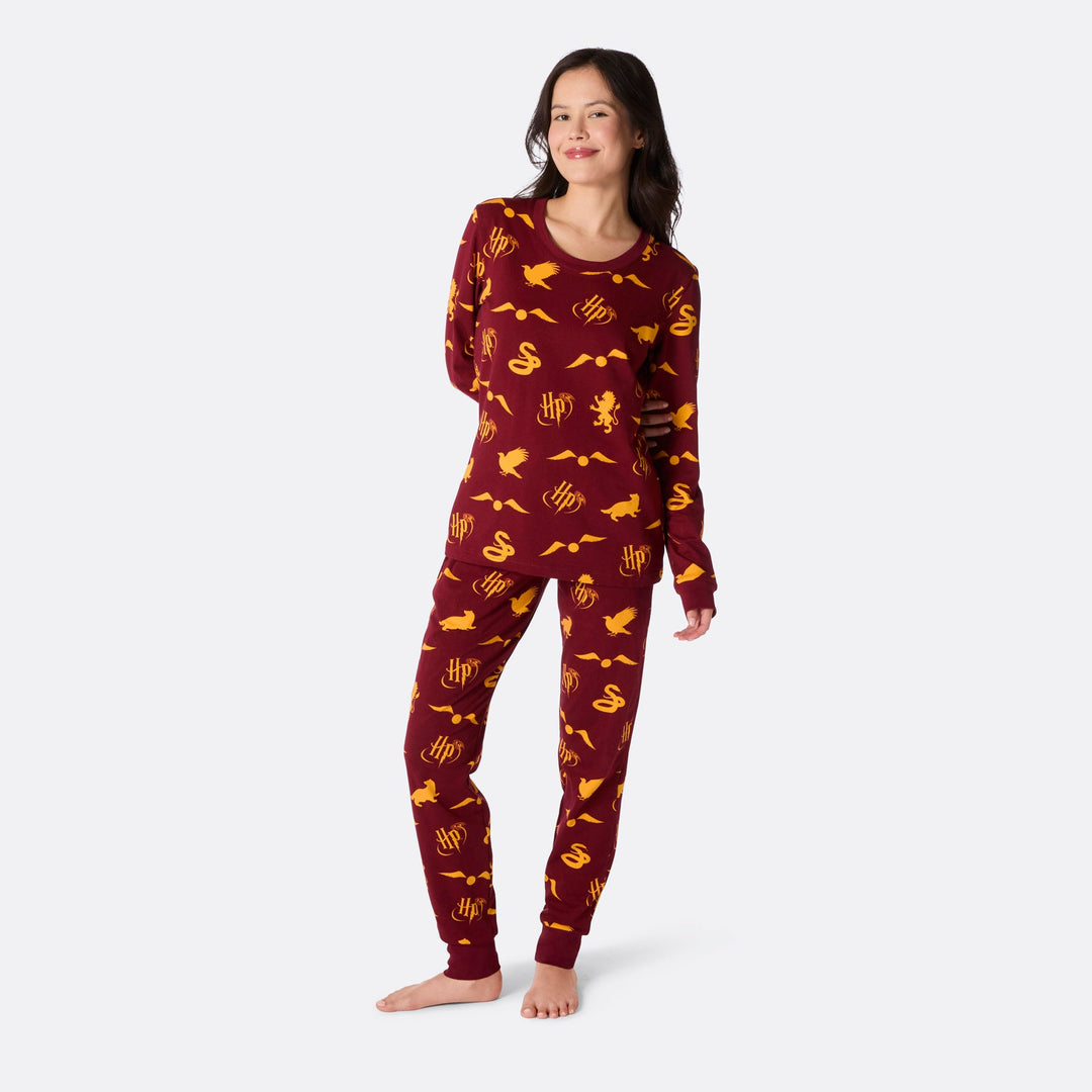 Naisten Punainen Harry Potter Pyjama