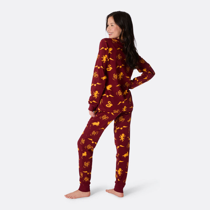 Naisten Punainen Harry Potter Pyjama