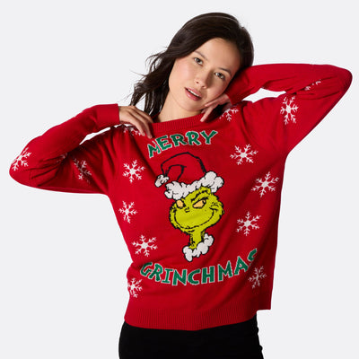Naisten Merry Grinchmas Jouluneule