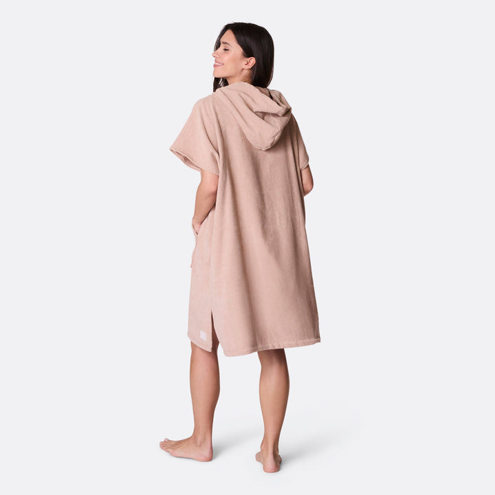Beige kylpyponcho