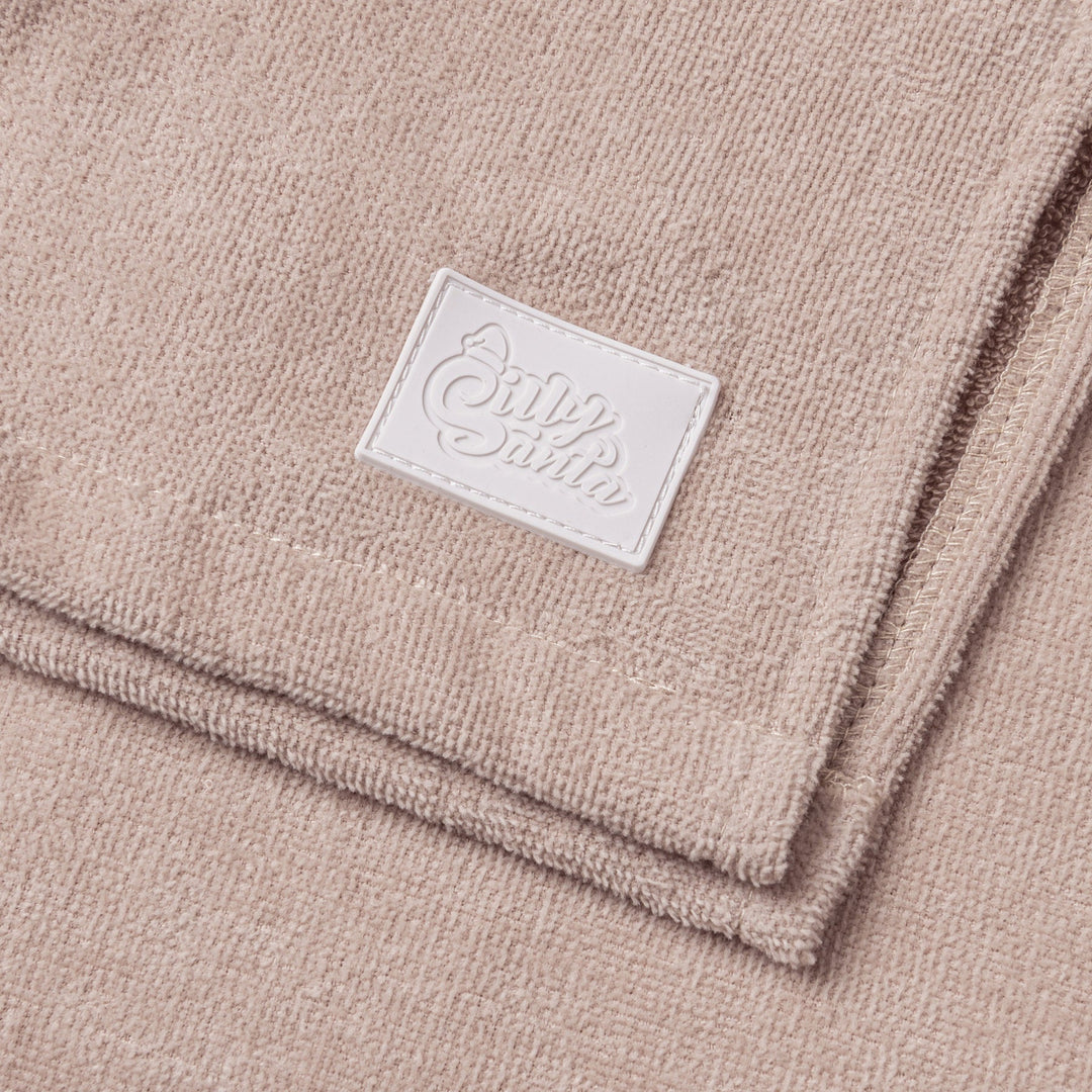 Lasten beige kylpyponcho