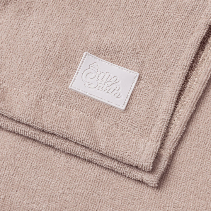 Lasten beige kylpyponcho