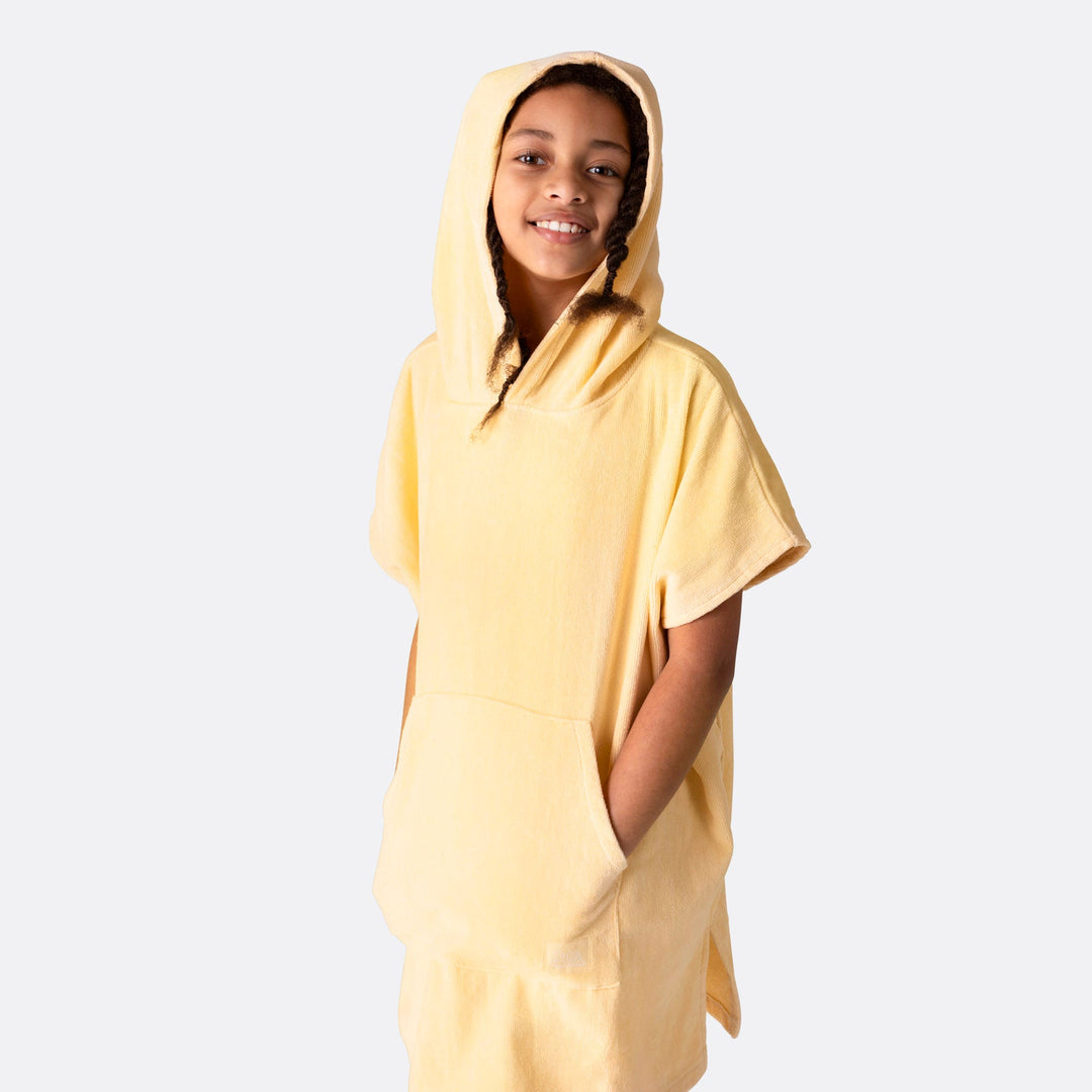 Lasten Aprikoosin oranssi Surf Poncho