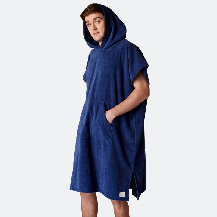 Laivastonsininen Kylpyponcho