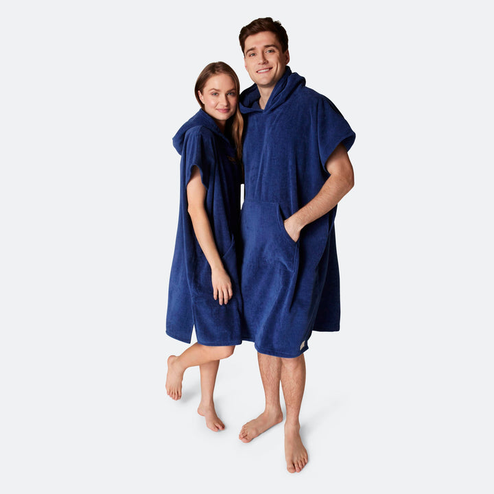 Laivastonsininen Kylpyponcho