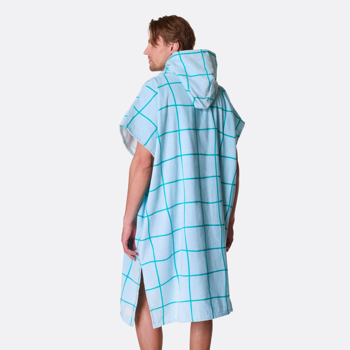 Sininen kylpyponcho