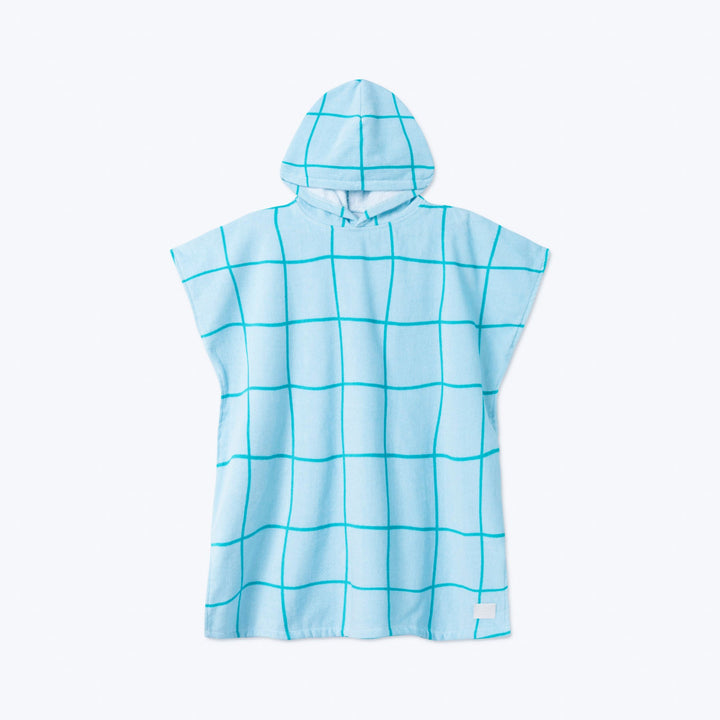 Lasten sininen kylpyponcho