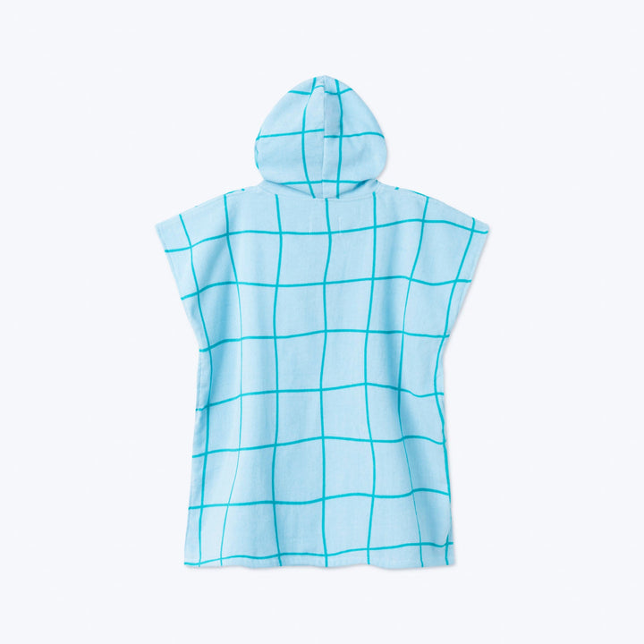 Lasten sininen kylpyponcho