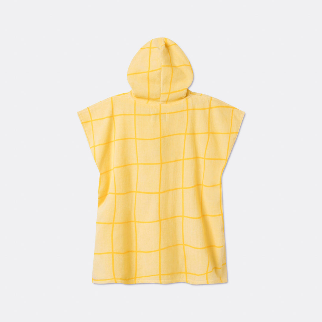 Lasten keltainen kylpyponcho