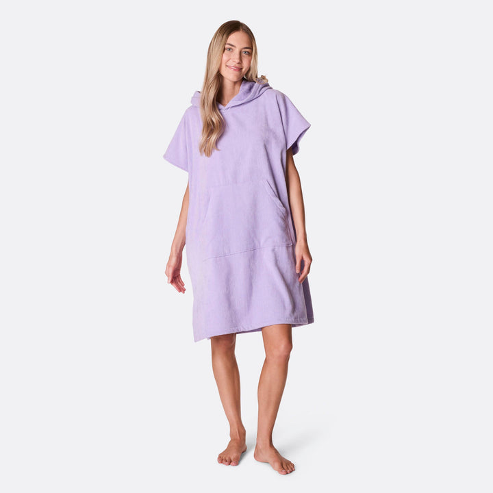 Lila kylpyponcho