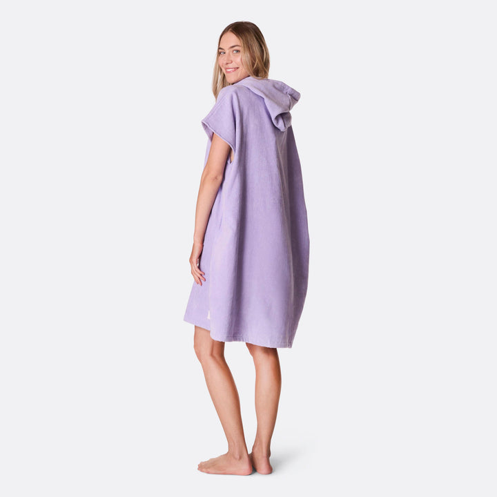 Lila kylpyponcho