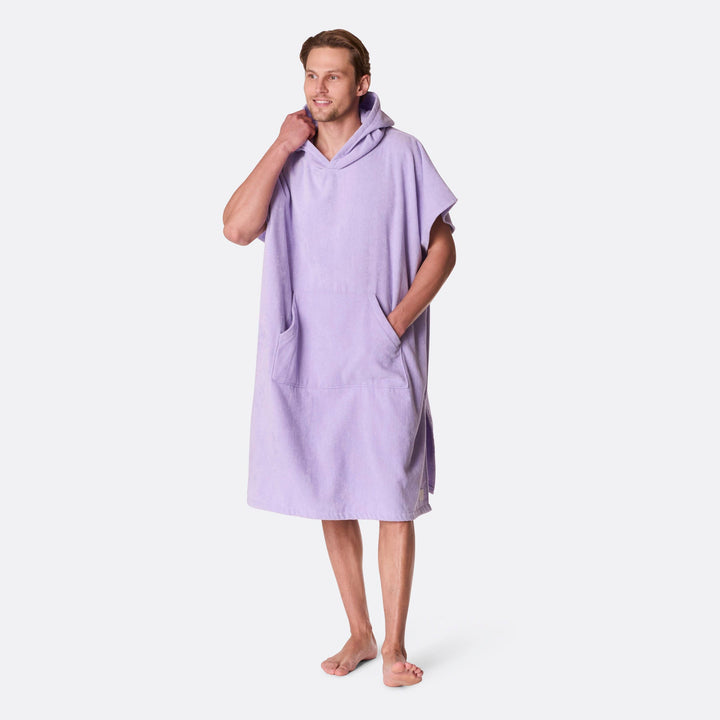Lila kylpyponcho