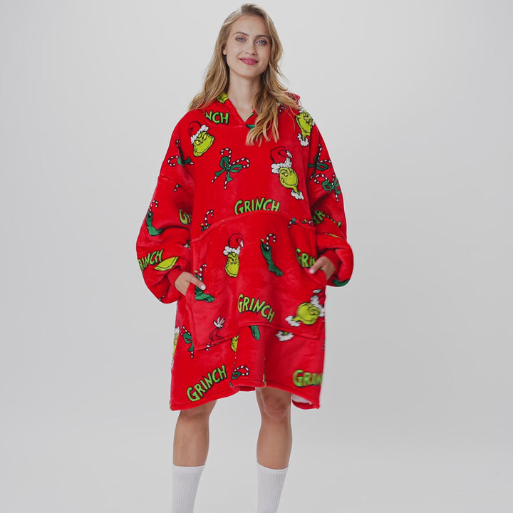 The Grinch punainen HappyHoodie