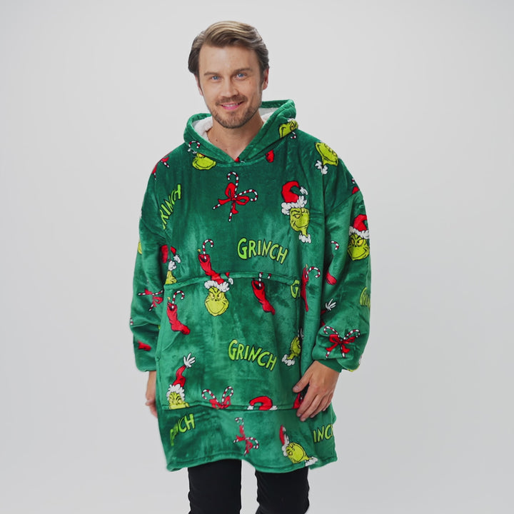The Grinch vihreä HappyHoodie