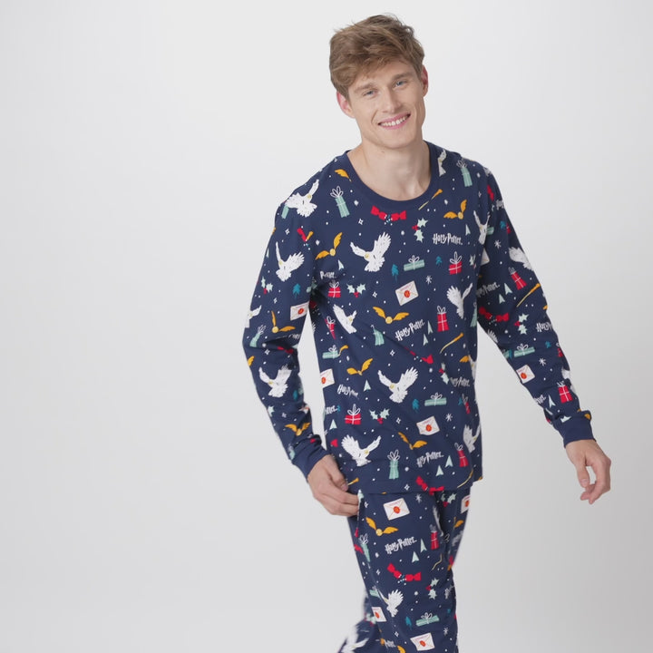 Miesten Sininen Harry Potter Pyjama