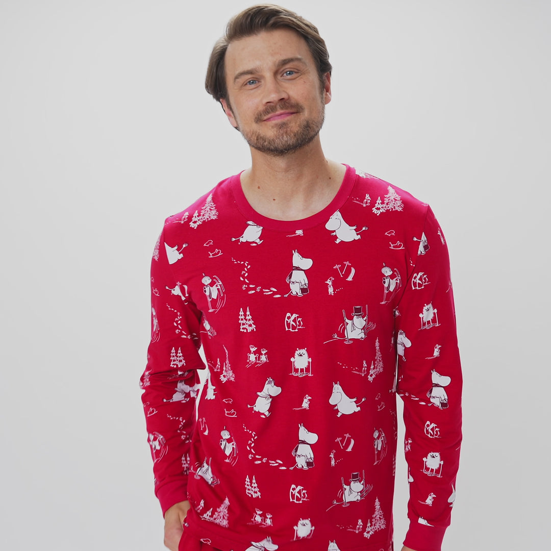 Miesten Muumi joulupyjama