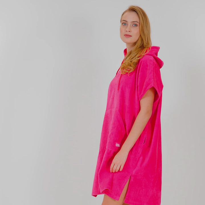 Hot Pink Kylpyponcho