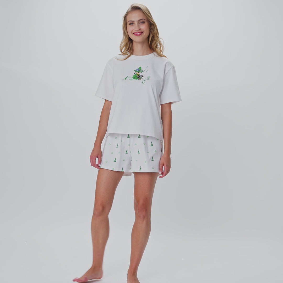 Naisten Nuuskamuikkunen lyhyt pyjama