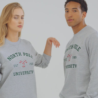 Naisten Jouluinen North Pole University Collegepusero