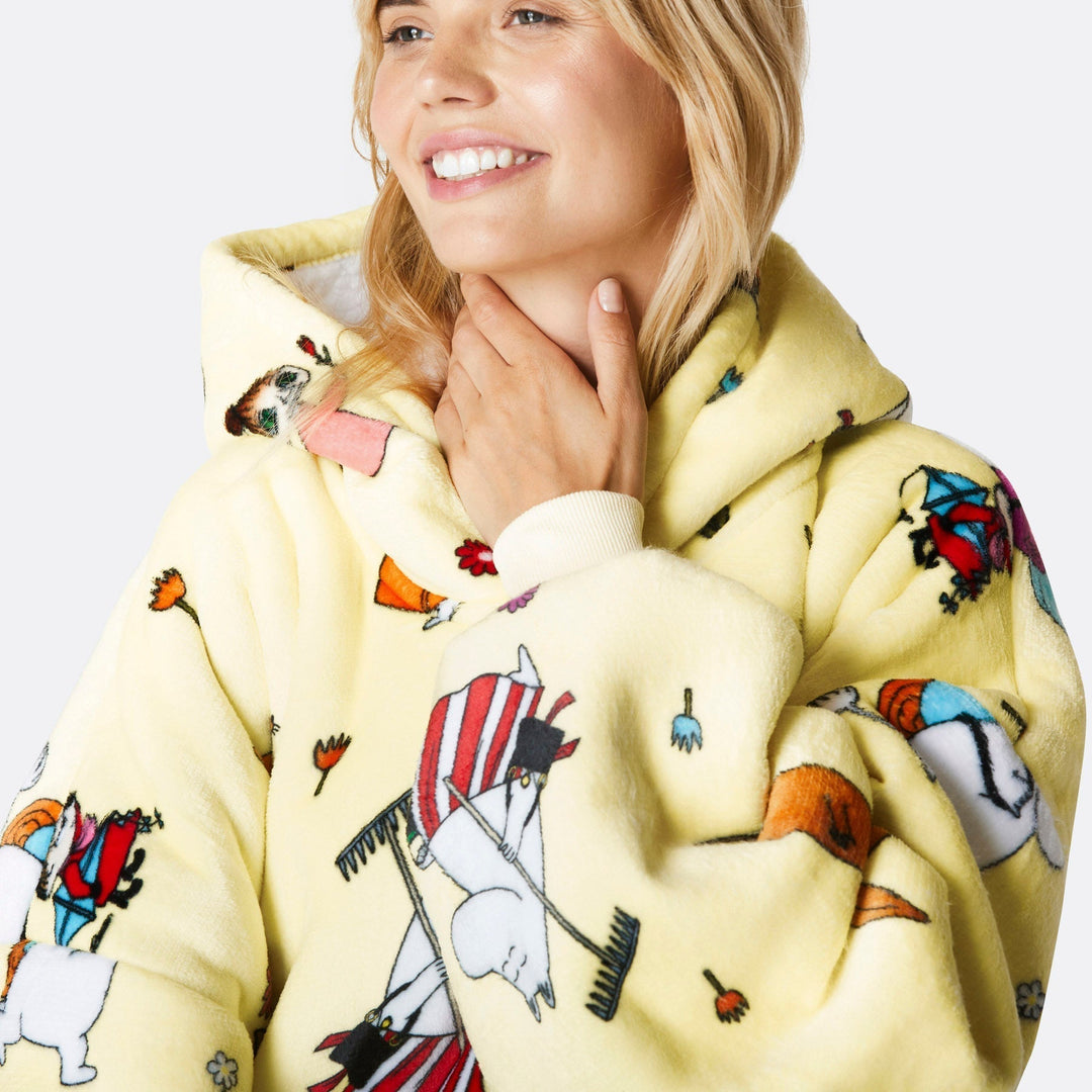 Keltainen Muumi HappyHoodie