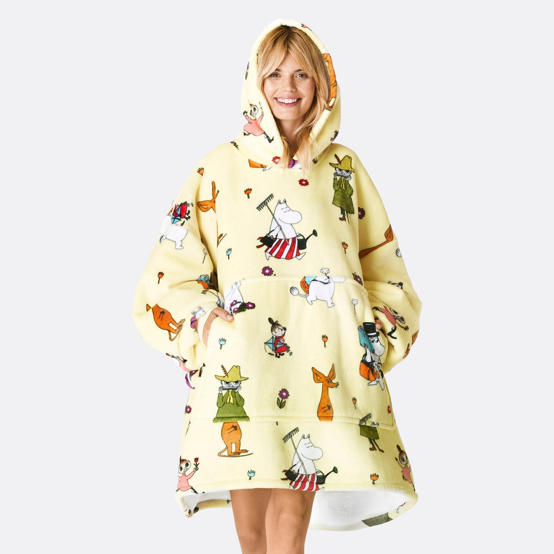 Keltainen Muumi HappyHoodie