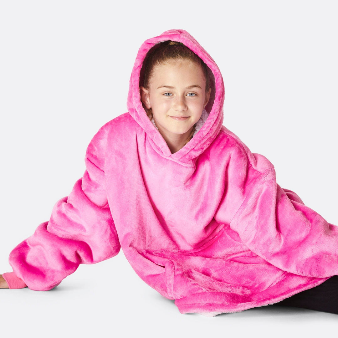 Lasten Hot Pink HappyHoodie