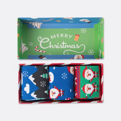 Lasten Joulusukat Lahjapakkaus (3-pack)
