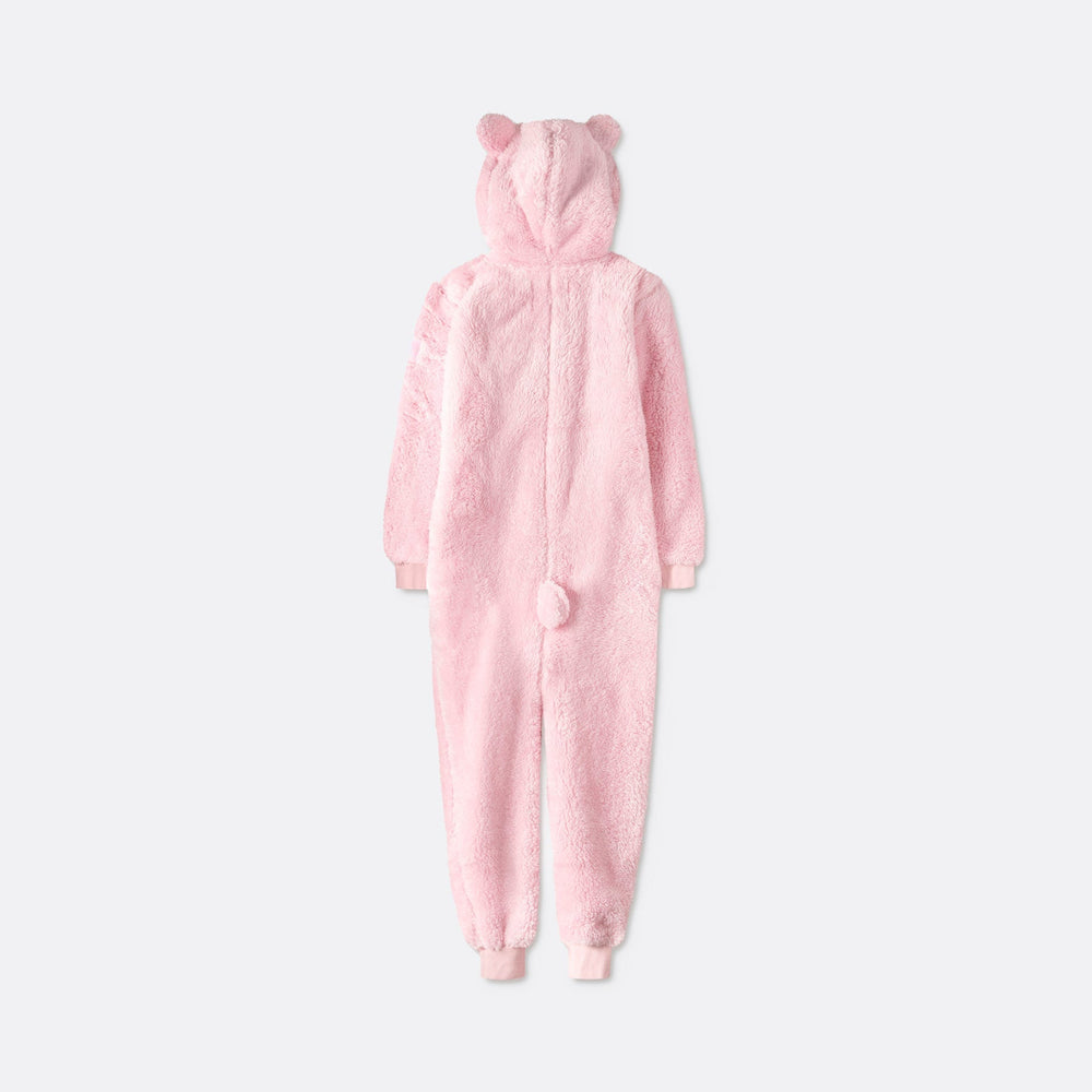 Lasten Pinkki Nallekarhu Onesie