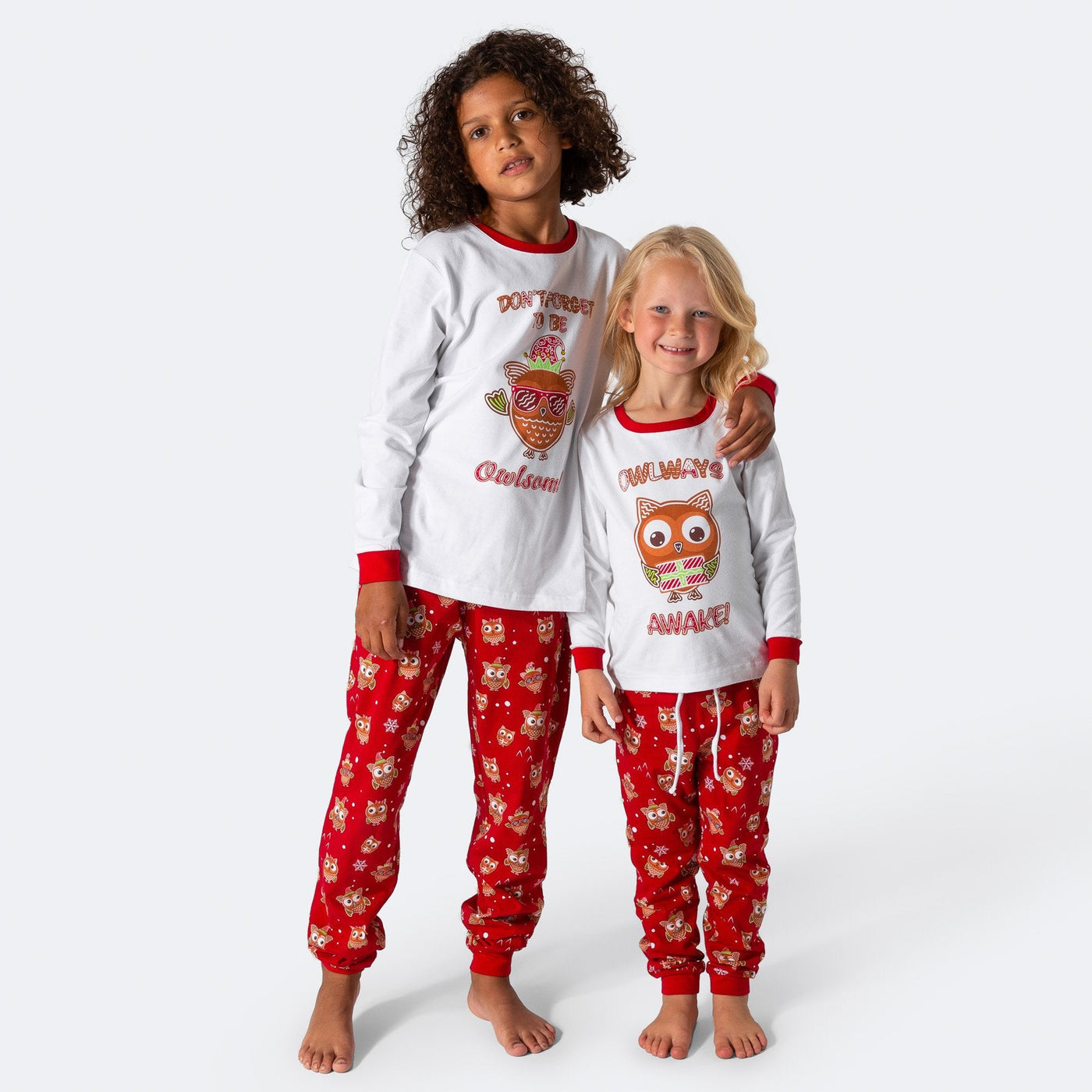 Lasten Piparkakkupöllö Joulupyjama