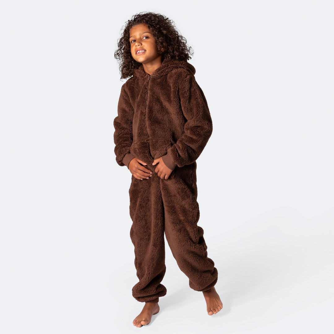 Lasten Ruskea Nallekarhu Onesie