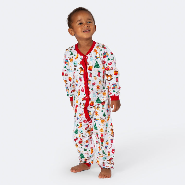 Lasten Valkoinen Joulu-Unelma Jouluhaalaripyjama