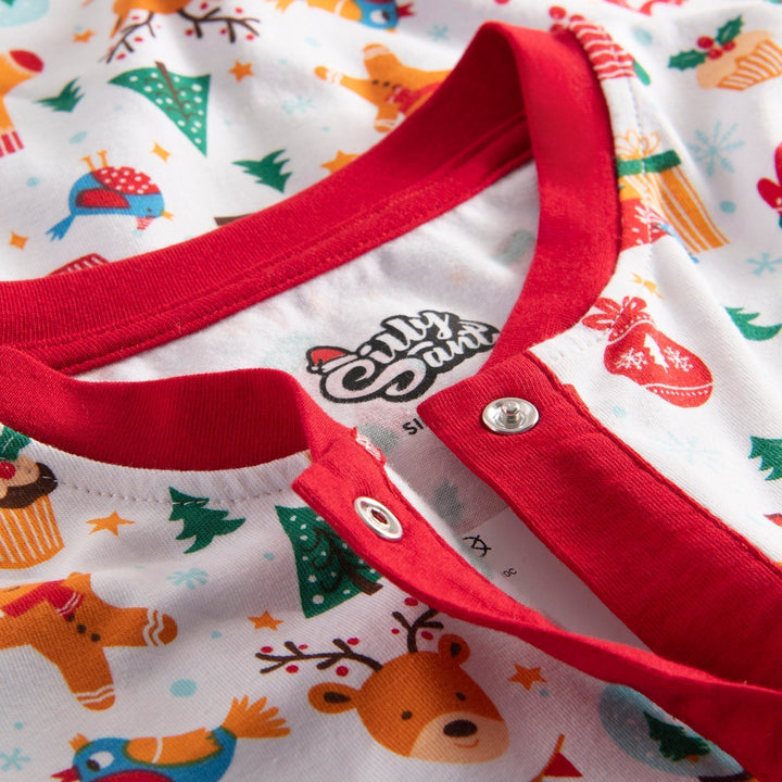 Lasten Valkoinen Joulu-Unelma Jouluhaalaripyjama