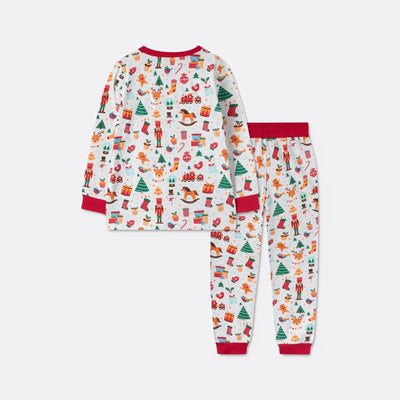 Lasten Valkoinen Joulu-Unelma Joulupyjama