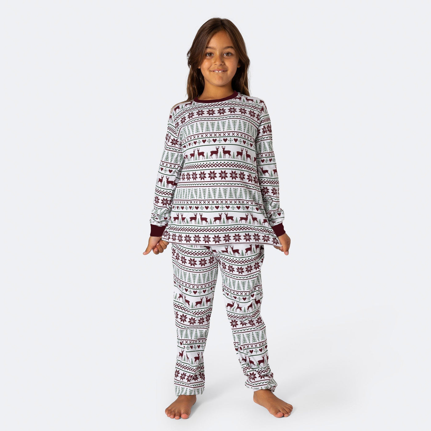 Lasten Valkoinen Talvi Pyjama